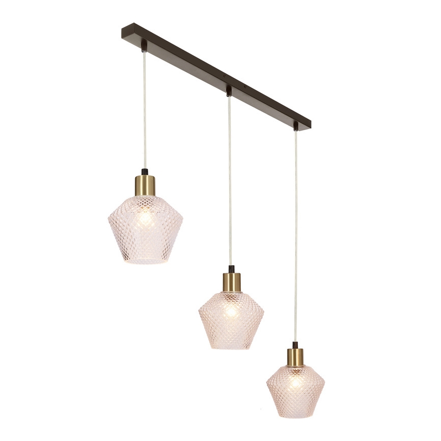 Luster na lanku GRENIKO 3xE14/40W/230V