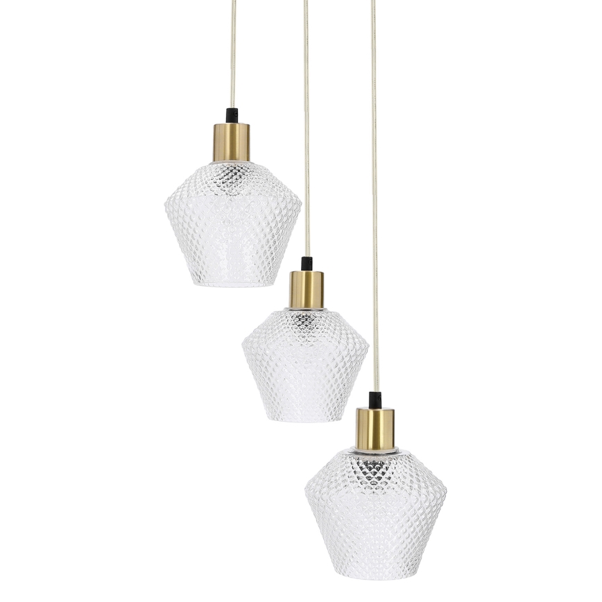 Luster na lanku GRENIKO 3xE14/40W/230V