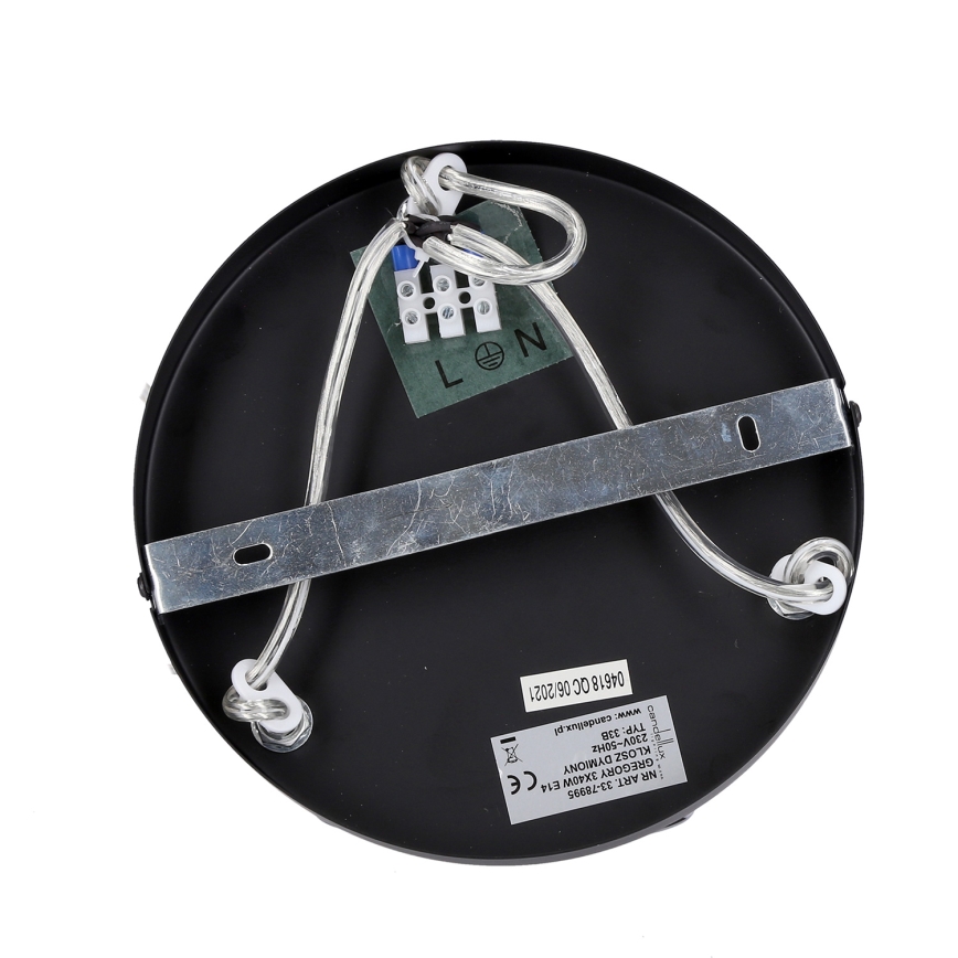 Luster na lanku GRENIKO 3xE14/40W/230V