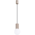 Luster na lanku HALO 1xG9/8W/230V pr. 12 cm béžová