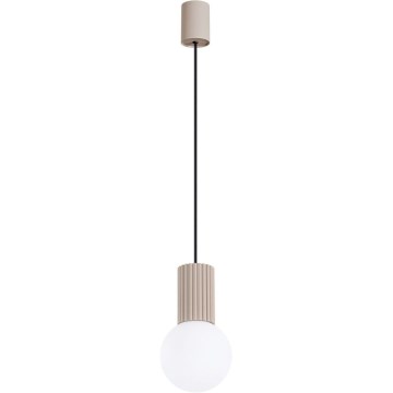 Luster na lanku HALO 1xG9/8W/230V pr. 12 cm béžová