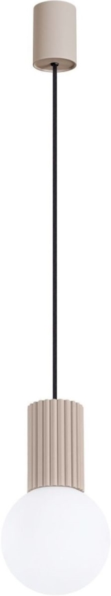 Luster na lanku HALO 1xG9/8W/230V pr. 12 cm béžová