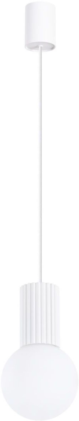 Luster na lanku HALO 1xG9/8W/230V pr. 12 cm biela