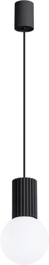 Luster na lanku HALO 1xG9/8W/230V pr. 12 cm čierna