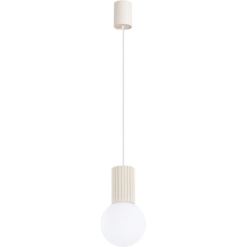 Luster na lanku HALO 1xG9/8W/230V pr. 12 cm krémová