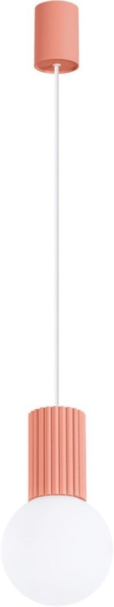 Luster na lanku HALO 1xG9/8W/230V pr. 12 cm ružová