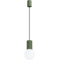 Luster na lanku HALO 1xG9/8W/230V pr. 12 cm zelená