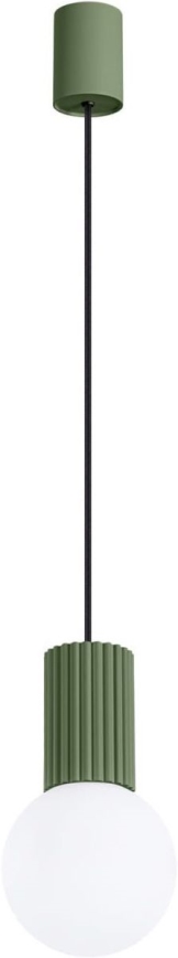 Luster na lanku HALO 1xG9/8W/230V pr. 12 cm zelená