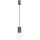 Luster na lanku HALO 1xG9/8W/230V pr. 12 cm zelená