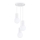 Luster na lanku HALO 3xG9/8W/230V pr. 25 cm biela