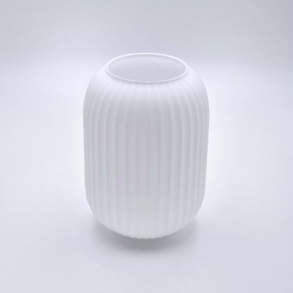Luster na lanku HARMA 1xE27/15W/230V pr. 14 cm biela/zlatá