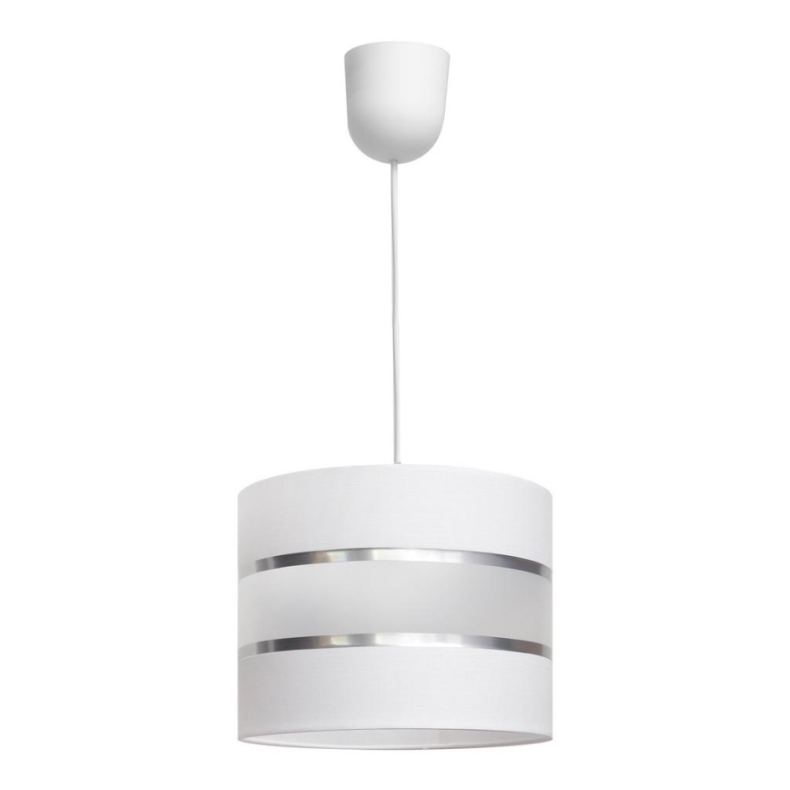 Luster na lanku HELEN 1xE27/15W/230V biela