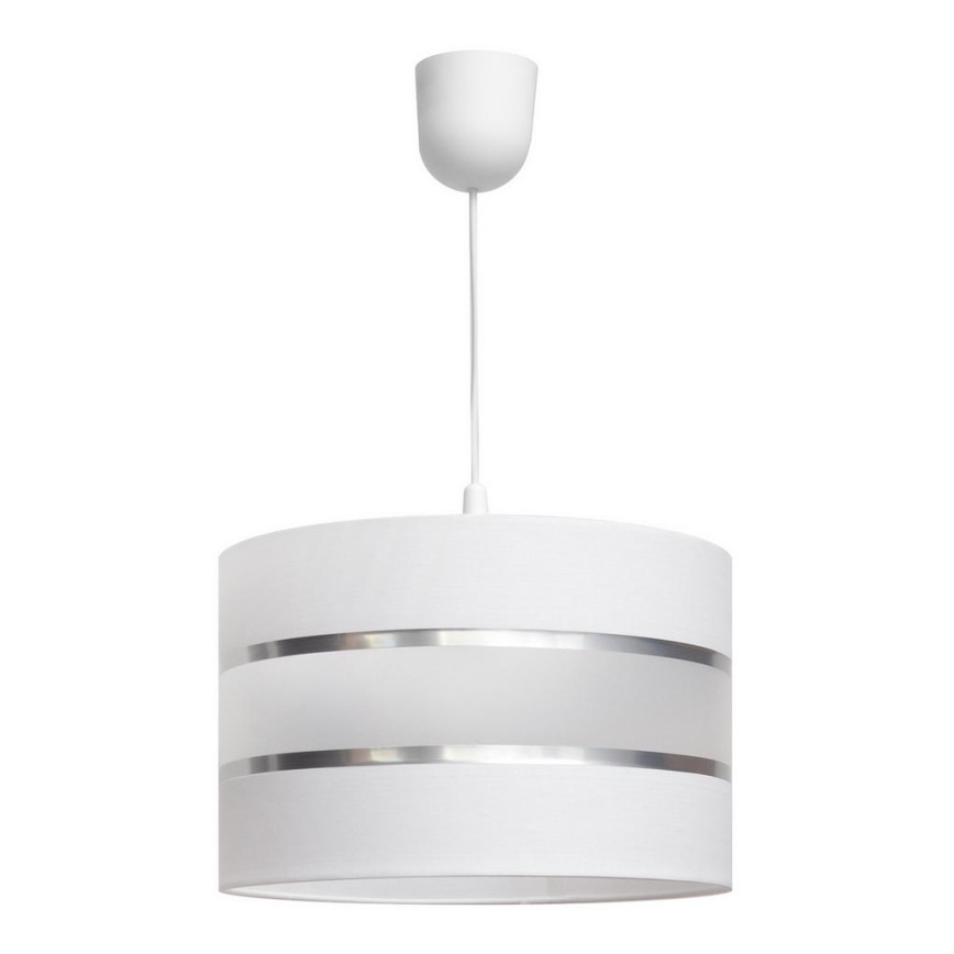 Luster na lanku HELEN 1xE27/15W/230V biela