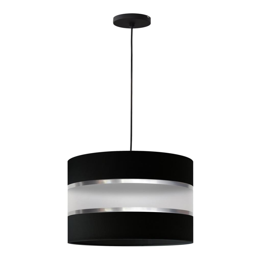 Luster na lanku HELEN 1xE27/15W/230V čierna