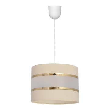 Luster na lanku HELEN 1xE27/15W/230V krémová