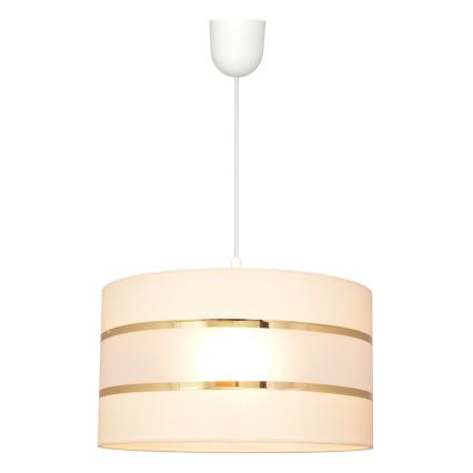 Luster na lanku HELEN 1xE27/15W/230V krémová