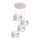 Luster na lanku HELEN 4xE27/15W/230V biela