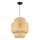 Luster na lanku HESTIA 1xE27/60W/230V pr. 30 cm bambus