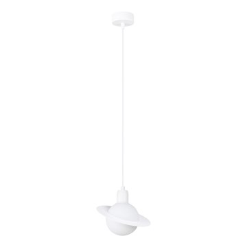 Luster na lanku HYPERION 1xG9/8W/230V biela