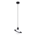 Luster na lanku HYPERION 1xG9/8W/230V čierna