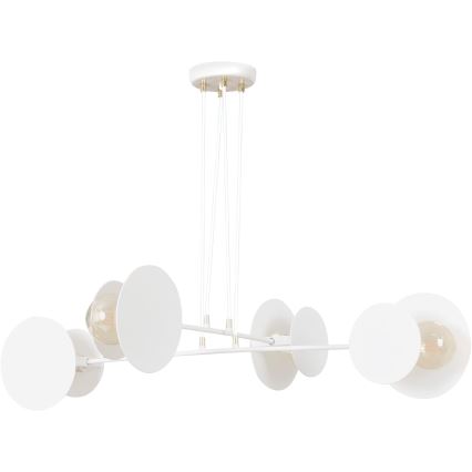 Luster na lanku IDEA 4xE27/15W/230V biela