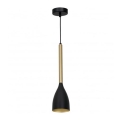 Luster na lanku ISTAPPAR 1xE27/60W/230V čierna/zlatá