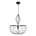 Luster na lanku JASMINA 1xE27/20W/230V pr. 40 cm čierna
