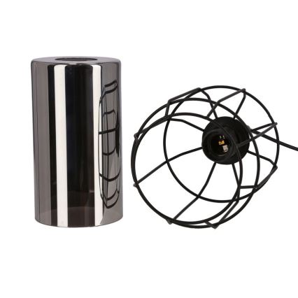 Luster na lanku JONERA 1xE27/40W/230V čierna