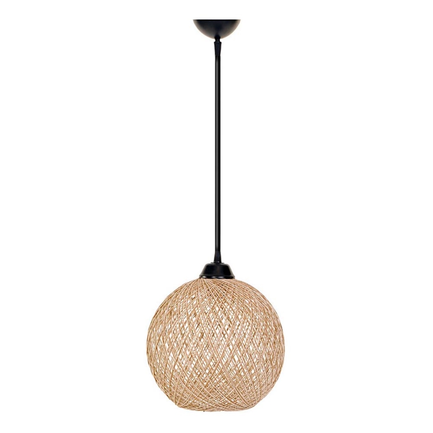 Luster na lanku JUTE 1xE27/60W/230V béžová