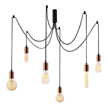 Luster na lanku KABLUNI 6xE27/100W/230V pavúk