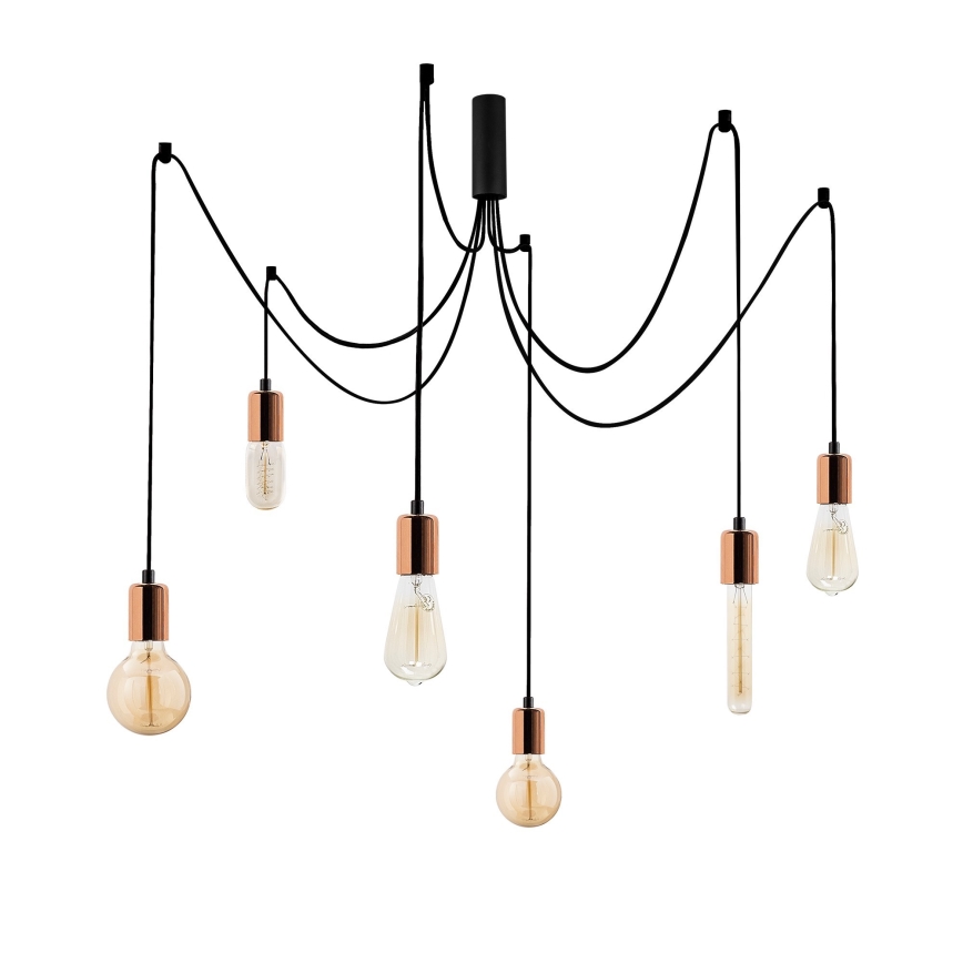 Luster na lanku KABLUNI 6xE27/100W/230V pavúk