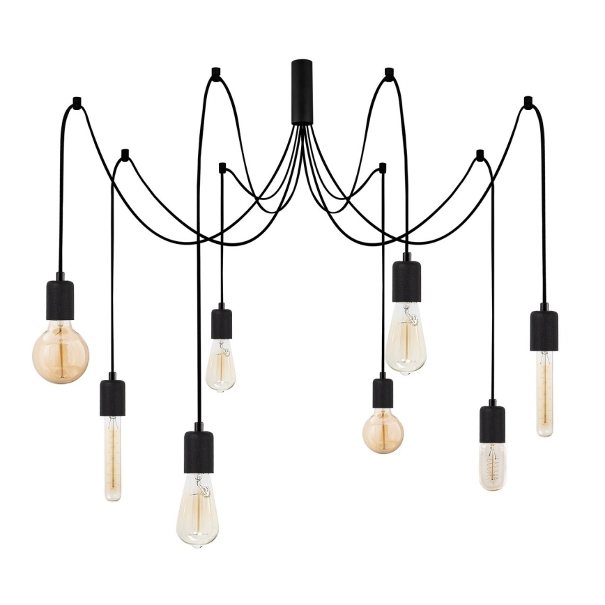Luster na lanku KABLUNI 8xE27/100W/230V pavúk