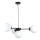 Luster na lanku KALIOPE 4xE14/50W/230V čierna/biela
