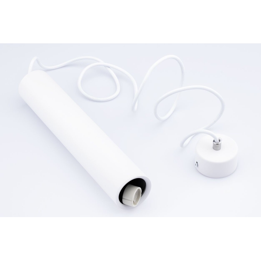Luster na lanku KARADON 1xGU10/30W/230V 29 cm biela