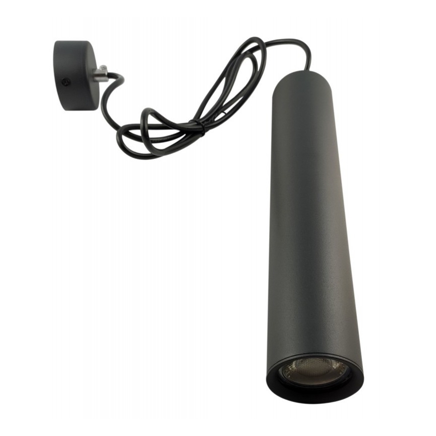 Luster na lanku KARADON 1xGU10/30W/230V 29 cm čierna