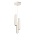Luster na lanku KARBON 3xGU10/10W/230V krémová