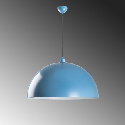 Luster na lanku KURE 1xE27/40W/230V modrá
