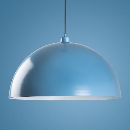 Luster na lanku KURE 1xE27/40W/230V modrá