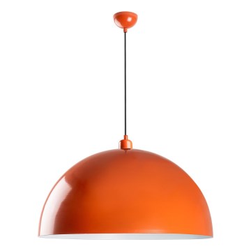 Luster na lanku KURE 1xE27/40W/230V oranžová
