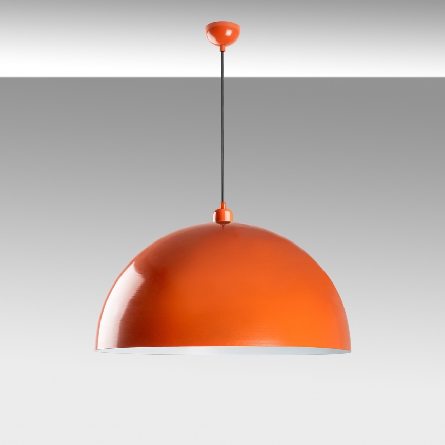 Luster na lanku KURE 1xE27/40W/230V oranžová