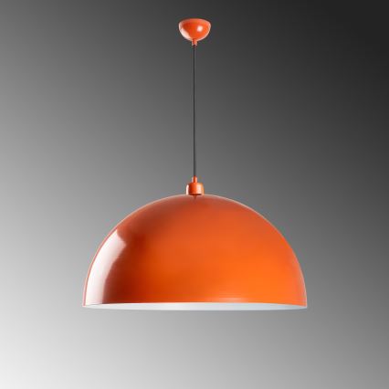 Luster na lanku KURE 1xE27/40W/230V oranžová