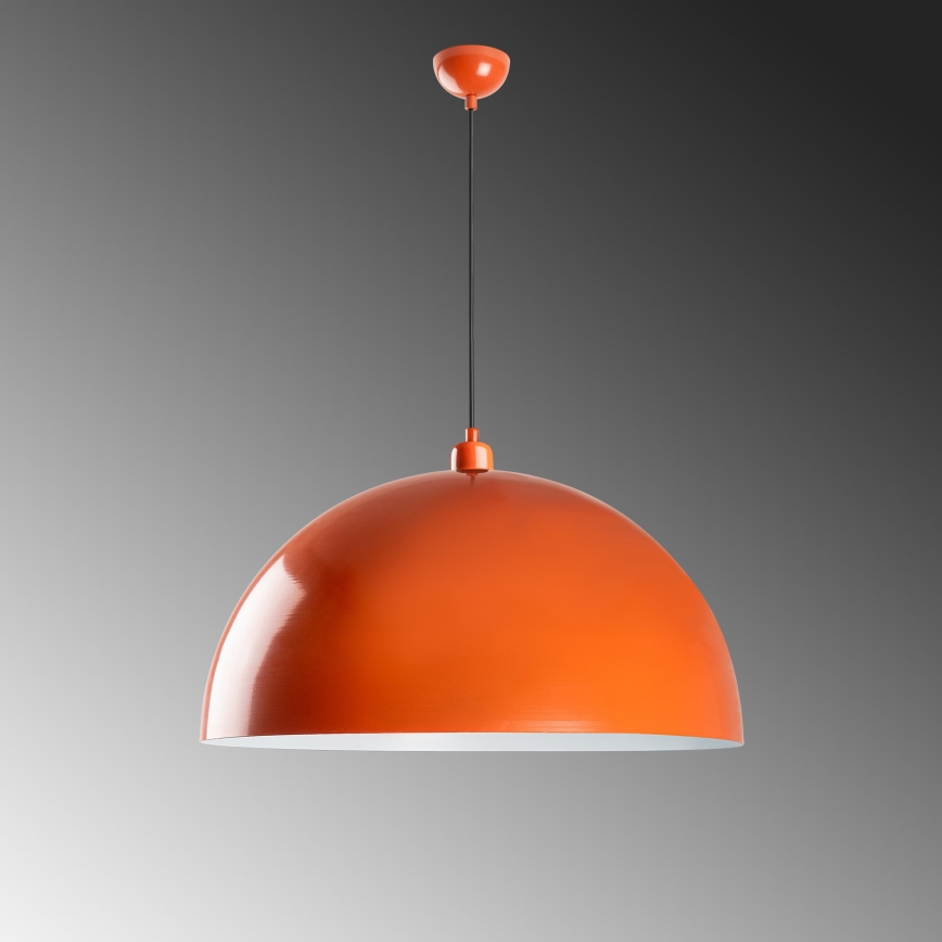 Luster na lanku KURE 1xE27/40W/230V oranžová