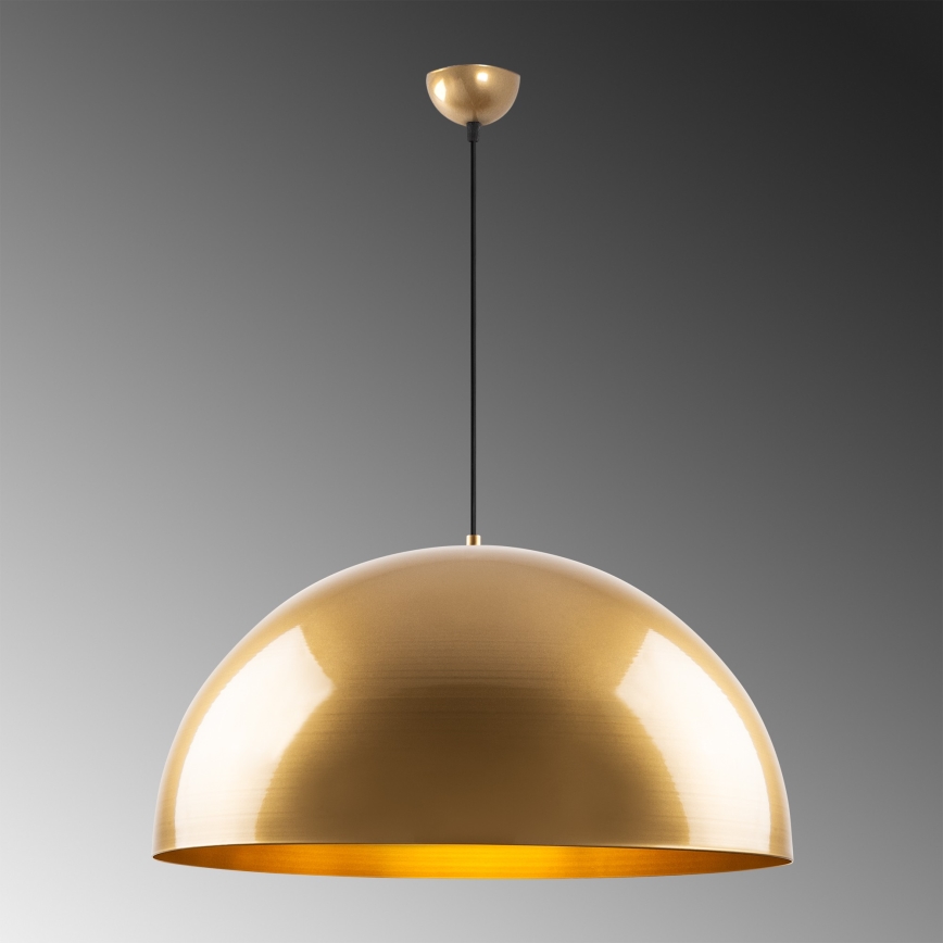 Luster na lanku KURE 1xE27/40W/230V zlatá