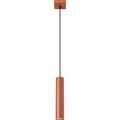 Luster na lanku LAGOS 1xGU10/10W/230V červená