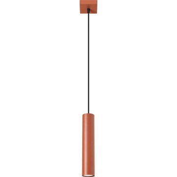 Luster na lanku LAGOS 1xGU10/10W/230V červená