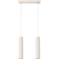 Luster na lanku LAGOS 2xGU10/10W/230V krémová