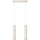 Luster na lanku LAGOS 2xGU10/10W/230V krémová
