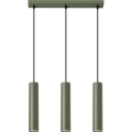 Luster na lanku LAGOS 3xGU10/10W/230V zelená