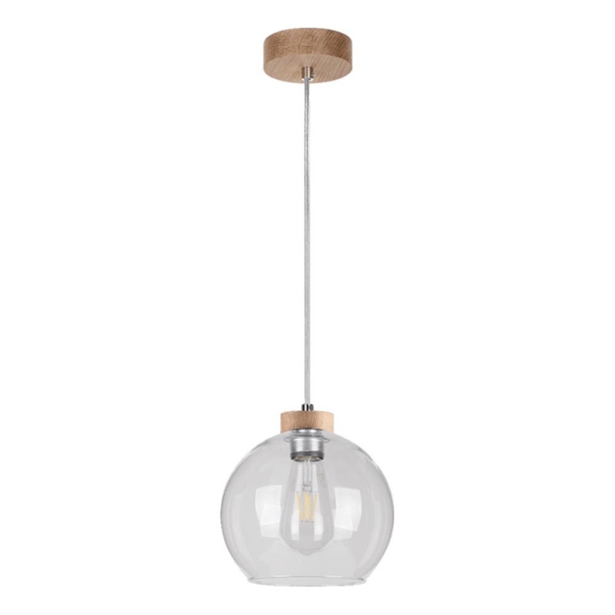 Luster na lanku LAGUNA 1xE27/60W/230V dub
