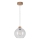 Luster na lanku LAGUNA 1xE27/60W/230V dub